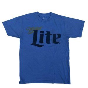 Miller Lite Crewneck Short Sleeves Graphic T-Shirt